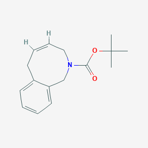 molecular formula C16H21NO2 B2773457 Tert-butyl (4Z)-3,6-dihydro-1H-2-benzazocine-2-carboxylate CAS No. 2344692-58-4