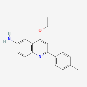 4-Ethoxy-2-(4-methylphenyl)quinolin-6-amine