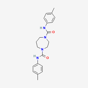 1-N,4-N-bis(4-methylphenyl)-1,4-diazepane-1,4-dicarboxamide