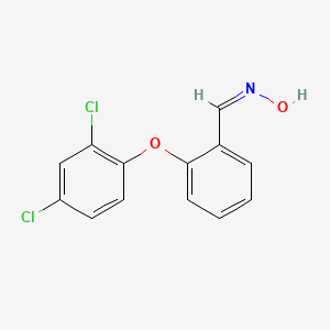 molecular formula C13H9Cl2NO2 B2773579 2-(2,4-Dichlorophenoxy)benzenecarbaldehyde oxime CAS No. 449778-78-3