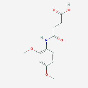 molecular formula C12H15NO5 B277362 4-[(2,4-Dimethoxyphenyl)amino]-4-oxobutanoic acid 