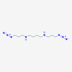 molecular formula C10H22N8 B2773622 N1,N4-Bisazidospermine bistosylate CAS No. 2250433-79-3