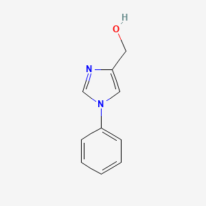 molecular formula C10H10N2O B2773632 (1-Phenyl-1H-imidazol-4-yl)methanol CAS No. 94128-94-6