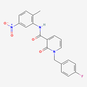 1-(4-fluorobenzyl)-N-(2-methyl-5-nitrophenyl)-2-oxo-1,2-dihydropyridine-3-carboxamide