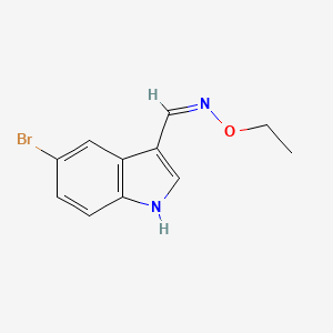 5-bromo-1H-indole-3-carbaldehyde O-ethyloxime