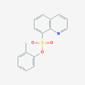 molecular formula C16H13NO3S B277366 2-Methylphenyl 8-quinolinesulfonate 