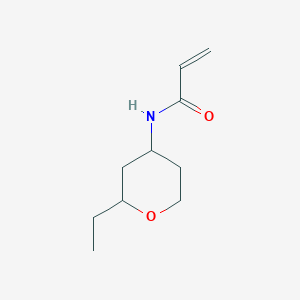 N-(2-Ethyloxan-4-yl)prop-2-enamide