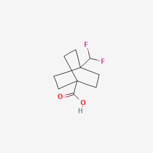 4-(Difluoromethyl)bicyclo[2.2.2]octane-1-carboxylic acid