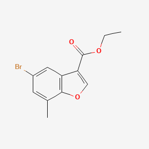 Ethyl 5-bromo-7-methyl-1-benzofuran-3-carboxylate