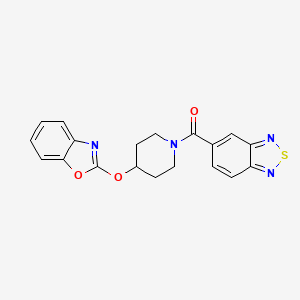 Benzo[c][1,2,5]thiadiazol-5-yl(4-(benzo[d]oxazol-2-yloxy)piperidin-1-yl)methanone