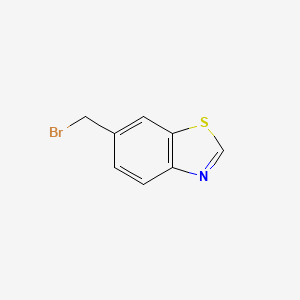 molecular formula C8H6BrNS B2773817 6-(Bromomethyl)benzo[d]thiazole CAS No. 499770-85-3
