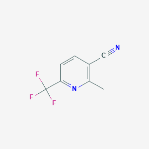 molecular formula C8H5F3N2 B2773835 2-Methyl-6-(trifluoromethyl)nicotinonitrile CAS No. 402479-93-0
