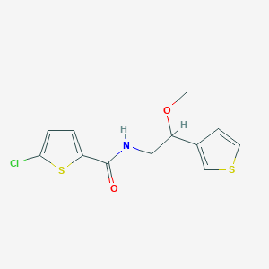 5-chloro-N-(2-methoxy-2-(thiophen-3-yl)ethyl)thiophene-2-carboxamide