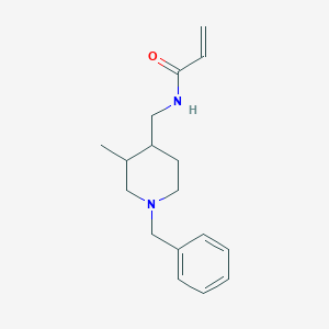 N-[(1-Benzyl-3-methylpiperidin-4-yl)methyl]prop-2-enamide