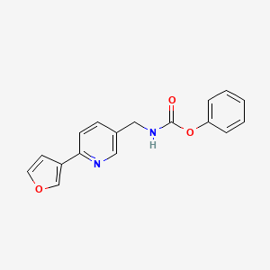 Phenyl ((6-(furan-3-yl)pyridin-3-yl)methyl)carbamate