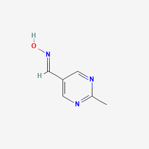 5-Pyrimidinecarboxaldehyde, 2-methyl-, oxime