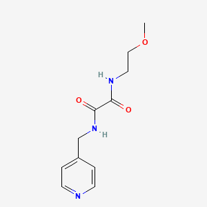 N-(2-methoxyethyl)-N'-(pyridin-4-ylmethyl)oxamide