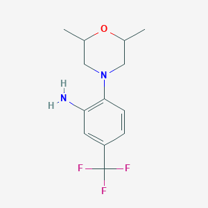 2-(2,6-Dimethylmorpholino)-5-(trifluoromethyl)aniline