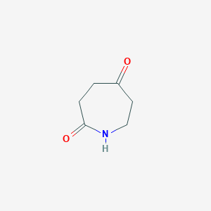 molecular formula C6H9NO2 B2773893 氮杂庚烷-2,5-二酮 CAS No. 37637-20-0