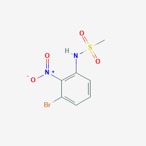 N-(3-Bromo-2-nitrophenyl)methanesulfonamide
