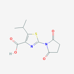 2-(2,5-Dioxopyrrolidin-1-yl)-5-isopropylthiazole-4-carboxylic acid