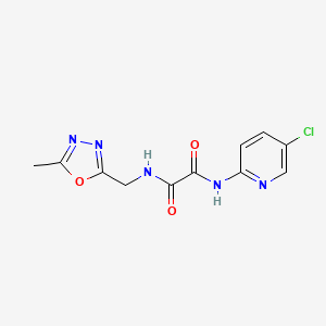 N1-(5-chloropyridin-2-yl)-N2-((5-methyl-1,3,4-oxadiazol-2-yl)methyl)oxalamide