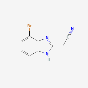 4-Bromo-2-(cyanomethyl)benzimidazole