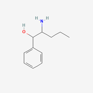 molecular formula C11H17NO B2773990 2-Amino-1-phenylpentan-1-ol CAS No. 773794-81-3