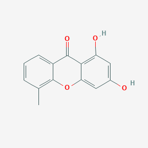 molecular formula C14H10O4 B2774020 1,3-dihydroxy-5-methyl-9H-xanthen-9-one CAS No. 50493-39-5