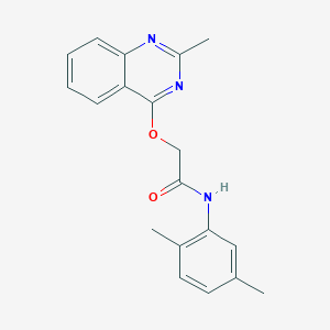 N-(2,5-dimethylphenyl)-2-((2-methylquinazolin-4-yl)oxy)acetamide