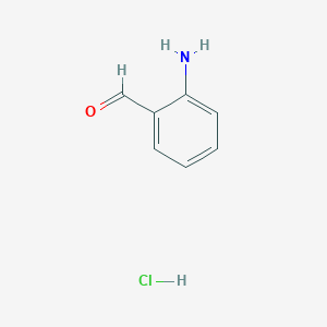 molecular formula C7H8ClNO B2774032 2-Aminobenzaldehyde hydrochloride CAS No. 51723-15-0; 529-23-7