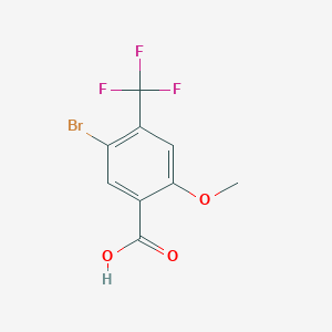 5-Bromo-2-methoxy-4-(trifluoromethyl)benzoic acid