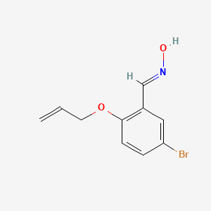 molecular formula C10H10BrNO2 B2774091 2-(烯丙氧基)-5-溴苯甲醛肟 CAS No. 181280-10-4