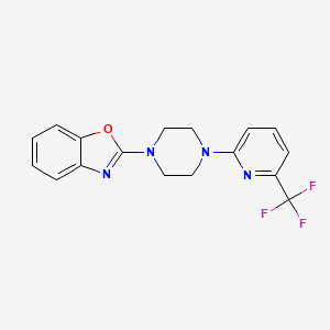 2-[4-[6-(Trifluoromethyl)pyridin-2-yl]piperazin-1-yl]-1,3-benzoxazole
