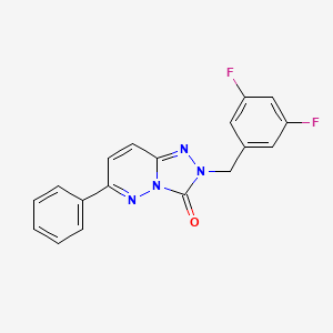 molecular formula C18H12F2N4O B2774105 2-(3,5-difluorobenzyl)-6-phenyl-[1,2,4]triazolo[4,3-b]pyridazin-3(2H)-one CAS No. 1251631-43-2