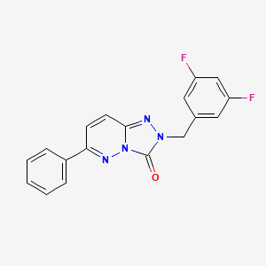 2-(3,5-difluorobenzyl)-6-phenyl-[1,2,4]triazolo[4,3-b]pyridazin-3(2H)-one