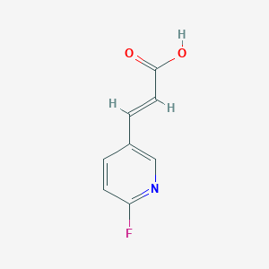 (E)-3-(6-Fluoropyridin-3-yl)prop-2-enoic acid