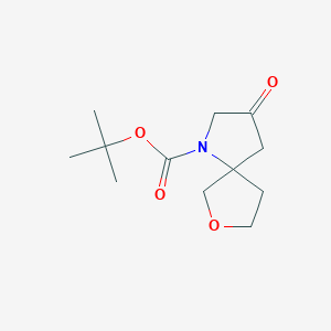 Tert-butyl 3-oxo-7-oxa-1-azaspiro[4.4]nonane-1-carboxylate