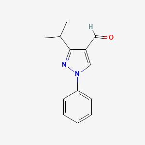 1-phenyl-3-(propan-2-yl)-1H-pyrazole-4-carbaldehyde