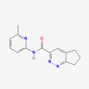 N-(6-Methylpyridin-2-yl)-6,7-dihydro-5H-cyclopenta[c]pyridazine-3-carboxamide
