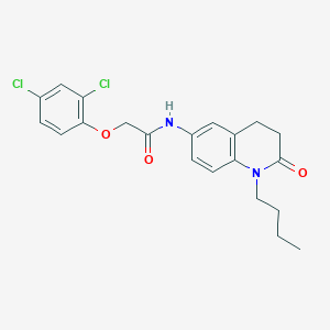 N-(1-butyl-2-oxo-1,2,3,4-tetrahydroquinolin-6-yl)-2-(2,4-dichlorophenoxy)acetamide