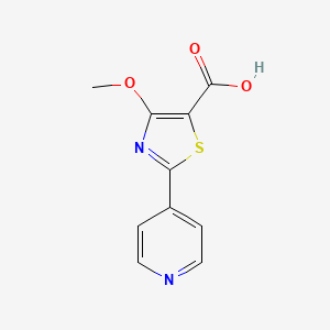 4-Methoxy-2-(pyridin-4-yl)thiazole-5-carboxylic acid