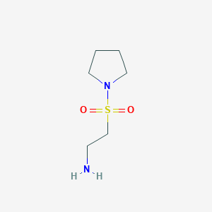molecular formula C6H14N2O2S B2774190 2-(Pyrrolidin-1-ylsulfonyl)ethanamine CAS No. 31644-52-7; 88327-91-7