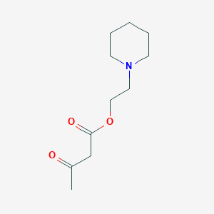B027742 2-(Piperidin-1-YL)ethyl 3-oxobutanoate CAS No. 108852-41-1