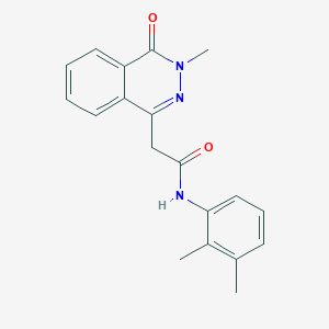 molecular formula C19H19N3O2 B277420 N-(2,3-dimethylphenyl)-2-(3-methyl-4-oxo-3,4-dihydro-1-phthalazinyl)acetamide 