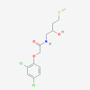 2-(2,4-Dichlorophenoxy)-N-(2-hydroxy-4-methylsulfanylbutyl)acetamide