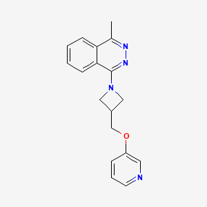 1-Methyl-4-[3-(pyridin-3-yloxymethyl)azetidin-1-yl]phthalazine