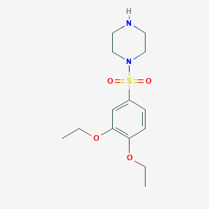 1-(3,4-Diethoxybenzenesulfonyl)piperazine
