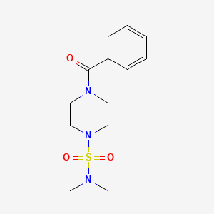 4-benzoyl-N,N-dimethylpiperazine-1-sulfonamide