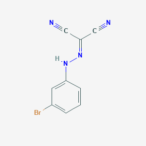 2-[(3-Bromophenyl)hydrazinylidene]propanedinitrile